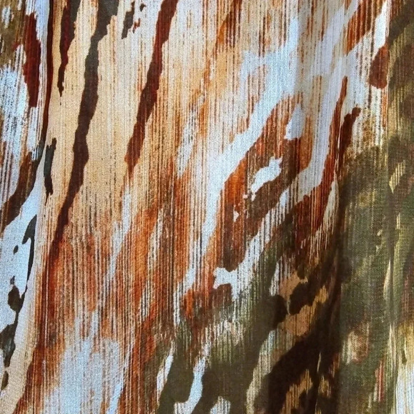 CHICOS 2 Neutral Zebra Chic Joceline Top Long Sleeve Sequin Collar - Picture 13 of 16